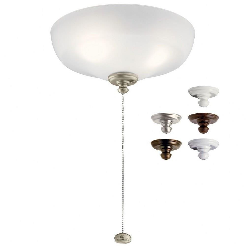 Bailey Street Home 147-BEL-4187239 9W 3 LED Large Bowl Ceiling Fan Light Kit - with Transitional inspirations - 5.5 inches tall by 12.5 inches wide