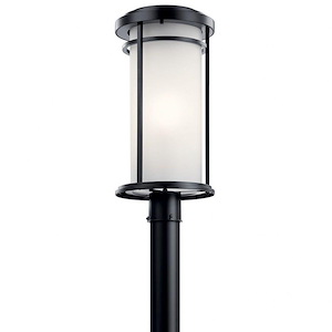 Harcourt Birches - 1 light Outdoor Post Lantern - 22 inches tall by 10 inches wide - 1230223