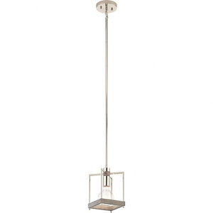 Peel Esplanade - 1 light Pendant - 9.75 inches tall by 6 inches wide - 1231082