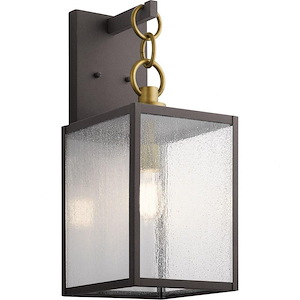 Richard Hawthorns-1 light Large Outdoor Wall Lantern-with Lodge/Country/Rustic inspirations-21.75 inches tall by 9 inches wide - 1231261