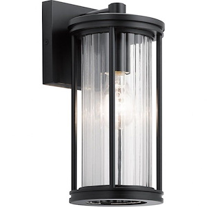 Ridgeway Bank - 1 light Small Outdoor Wall Lantern - with Transitional inspirations - 11.5 inches tall by 5.5 inches wide
