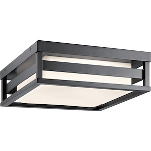 Walker Head - 23W 1 LED Outdoor Flush Mount - 12 inches wide - 1231198