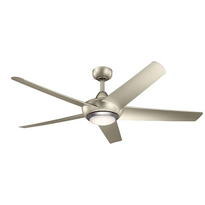 Lockwood Grove - Ceiling Fan with Light Kit - with Transitional inspirations - 13.5 inches tall by 52 inches wide