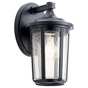 Lapwing Knoll - 1 light Small Outdoor Wall Lantern - with Traditional inspirations - 11 inches tall by 6 inches wide