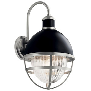 Newtown Wharf - 1 Light Large Outdoor Wall Lantern - 21.25 inches tall by 12 inches wide