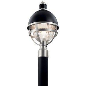 Newtown Wharf - 1 Light Outdoor Post Lantern - 18.25 inches tall by 10 inches wide