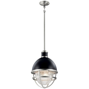Newtown Wharf - 1 Light Outdoor Hanging Pendant - 18 inches tall by 12 inches wide