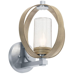 Victory Square-1 Light Large Outdoor Wall Lantern-with Lodge/Country/Rustic inspirations-15.25 inches tall by 12 inches wide - 1231314