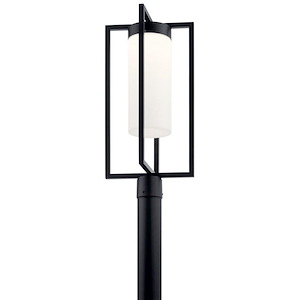 Holme Ride - 1 LED Outdoor Post Lantern In Contemporary Style-24.25 Inches Tall and 8.5 Inches Wide