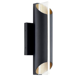 Moorpark Place - 10.3W LED Outdoor Medium Wall Mount In Contemporary Style-16.5 Inches Tall and 4.75 Inches Wide
