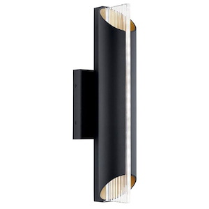 Moorpark Place - 17.83W LED Outdoor Large Wall Mount In Contemporary Style-20.75 Inches Tall and 4.75 Inches Wide