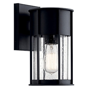 The Hidage - 1 Light Outdoor Small Wall Mount In Transitional Style-11 Inches Tall and 6 Inches Wide - 1086679