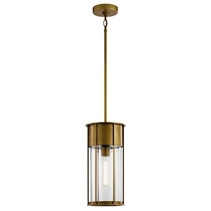The Hidage - 1 Light Outdoor Hanging Pendant In Transitional Style-17.5 Inches Tall and 8 Inches Wide - 1086681