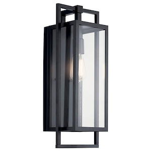 Higham Willows - 1 Light Outdoor Large Wall Mount In Transitional Style-20.25 Inches Tall and 8 Inches Wide