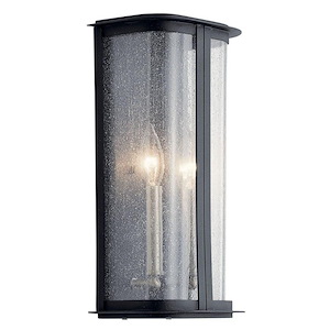 Connor Close - 2 Light Outdoor Medium Wall Mount In Transitional Style-14.25 Inches Tall and 7.25 Inches Wide - 1280738