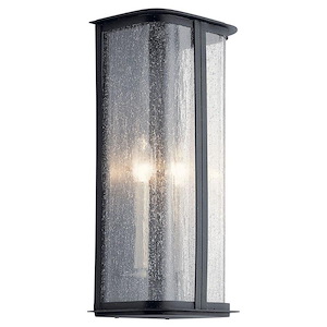 Connor Close - 2 Light Outdoor Large Wall Mount In Transitional Style-18.25 Inches Tall and 8.5 Inches Wide - 1280692