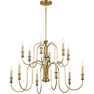 Stanton Gardens - 12 Light 2-Tier Chandelier In Homestead Style-29.75 Inches Tall and 42 Inches Wide - 1257769