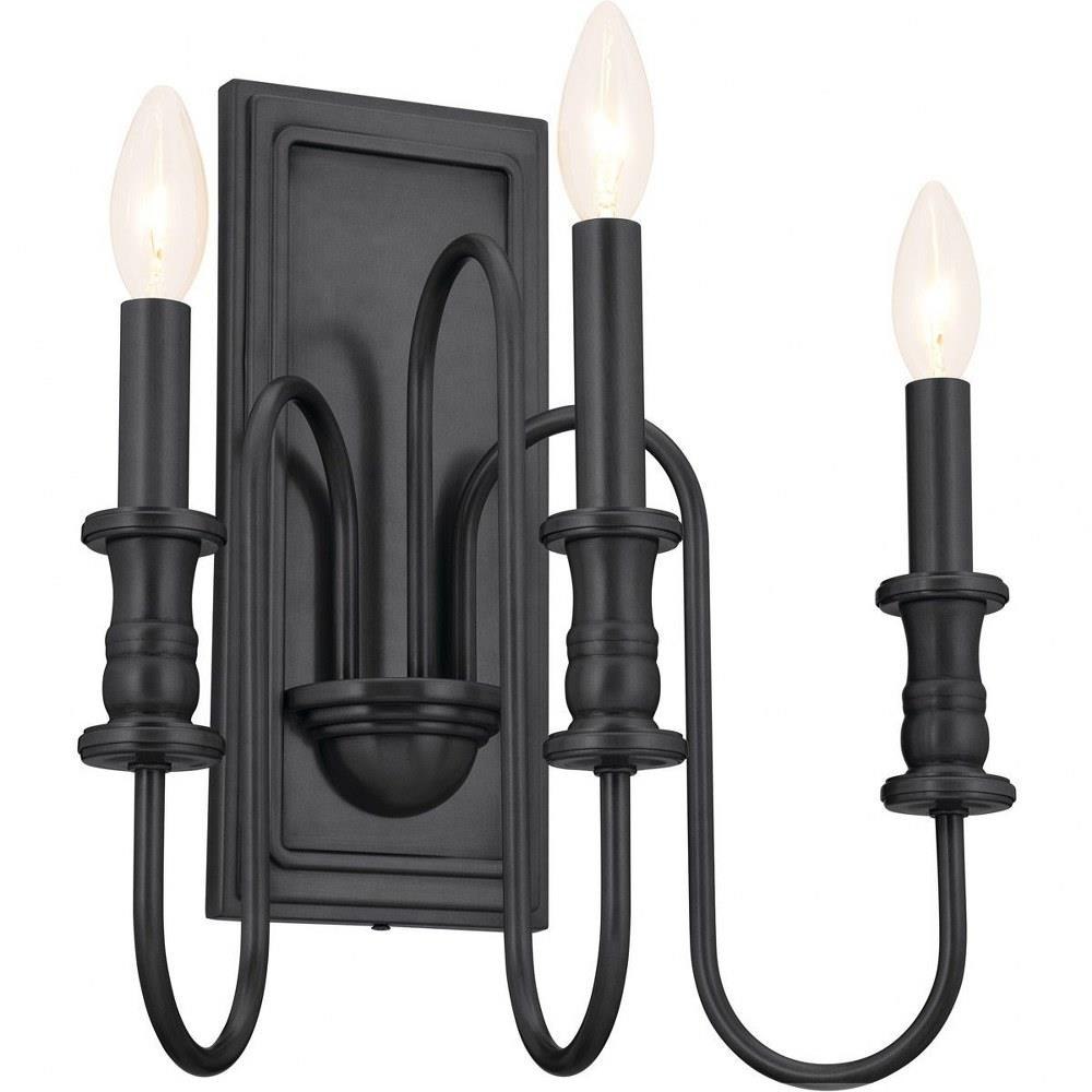 Bailey Street Home 147-BEL-1116957 Stanton Gardens - 3 Light Wall Sconce In Homestead Style-14.5 Inches Tall and 9.5 Inches Wide