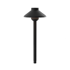 CBR - 2W 3 LED Stepped Dome Short Path Light - with Transitional inspirations - 15 inches tall by 6.25 inches wide - 1085377