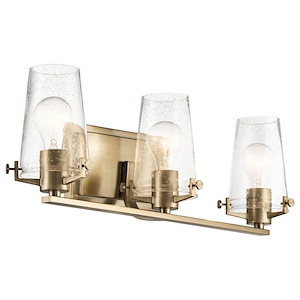 Heol Elfed - 3 Light Bathroom Light Fixture In Vintage Industrial Style-8 Inches Tall and 24 Inches Wide - 1280548