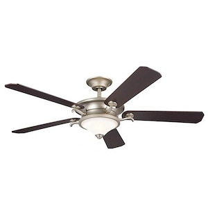 Chesham Links - 5 Blade Ceiling Fan with Light Kit In Traditional Style-16.75 Inches Tall and 60 Inches Wide