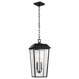 Kemmel Close - 2 Light Outdoor Hanging Pendant In Traditional Style-22 Inches Tall and 10.75 Inches Wide