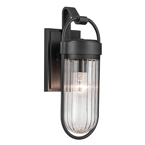 Hilary Esplanade - 1 Light Small Outdoor Wall Mount In Industrial Style-16 Inches Tall and 6.5 Inches Wide - 1316327