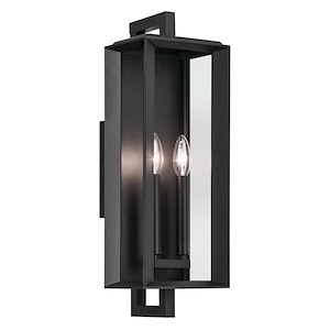 Century Poplars - 2 Light Medium Outdoor Wall Mount In Traditional Style-20.5 Inches Tall and 7 Inches Wide