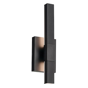 Barnbridge - 20W 1 LED Small Outdoor Wall Mount In Minimalist Style-16 Inches Tall and 5 Inches Wide - 1316339