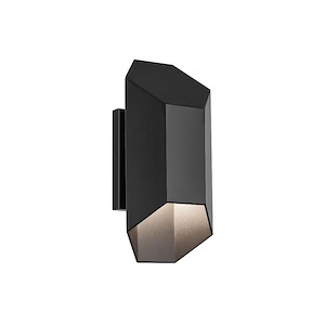 St Peters Garth - 8W 1 LED Outdoor Wall Mount In Minimalist Style-12 Inches Tall and 6 Inches Wide - 1332816