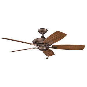Ashdown Bridge - Ceiling Fan - with Traditional inspirations - 13.25 inches tall by 52 inches wide