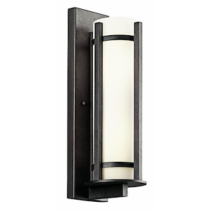 3 Light Outdoor Wall Sconce-with Lodge/Country/Rustic inspirations-26 inches tall by 9 inches wide