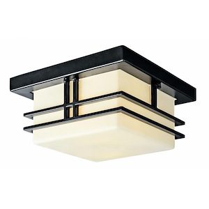 Tremillo - 2 light Outdoor Flush Mount - 6.5 inches tall by 11.5 inches wide - 1231512