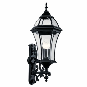 All Saints Fields - 3 light Outdoor Wall Mount - 31 inches tall by 12.25 inches wide