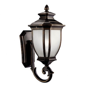 Buckingham Wynd - 1 light Outdoor Wall Mount - 10 inches wide - 1231623