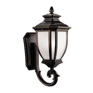 Buckingham Wynd - 1 light Outdoor Wall Mount - 8 inches wide - 1231652