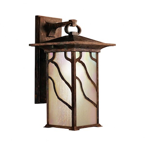 Blackthorne Road-1 light Outdoor Wall Mount-with Arts and Crafts/Mission inspirations-15.25 inches tall by 8 inches wide - 1231619