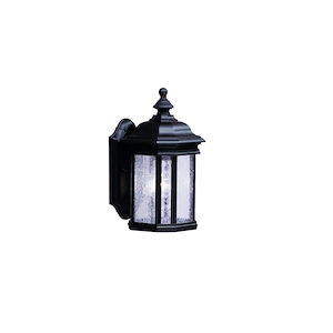 Blossom Manor - 1 light Outdoor Wall Mount - with Traditional inspirations - 13 inches tall by 6.5 inches wide