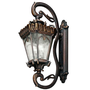 Branksome Hall - 4 light Outdoor Wall Mount - 46 inches tall by 17 inches wide - 1229714