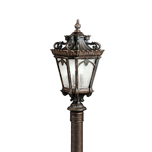 Branksome Hall - 4 light Post - 30 inches tall by 14 inches wide