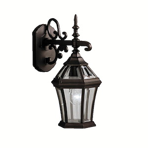 All Saints Fields - 1 light Outdoor Wall Bracket - 15.25 inches tall by 7.25 inches wide - 1231768