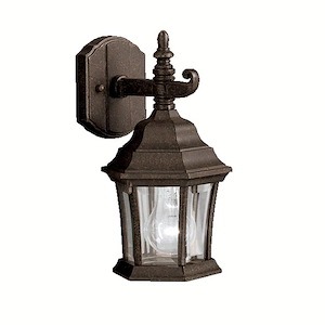 All Saints Fields - 1 light Outdoor Wall Bracket - 11.75 inches tall by 6.5 inches wide