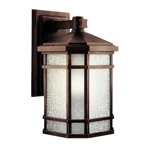 Argyll Links-1 light Outdoor Wall Mount-with Arts and Crafts/Mission inspirations-17.5 inches tall by 10 inches wide