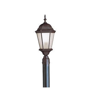 Birchgrave Close - 1 light Outdoor Post Mount - with Traditional inspirations - 21.75 inches tall by 9.5 inches wide
