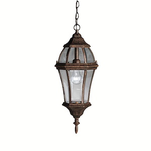 All Saints Fields - 1 light Outdoor Pendant - 23.75 inches tall by 9.25 inches wide