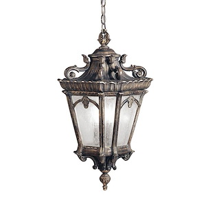 Branksome Hall - 3 light Outdoor Hanging Pendant - 24.5 inches tall by 12 inches wide - 1229451