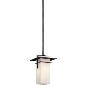 Southern Hollow - 1 light Mini Pendant - with Contemporary inspirations - 10 inches tall by 6.5 inches wide