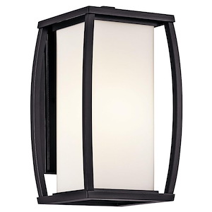 Bowen - 1 light Outdoor Wall Lantern - with Transitional inspirations - 13 inches tall by 7.25 inches wide - 1231826