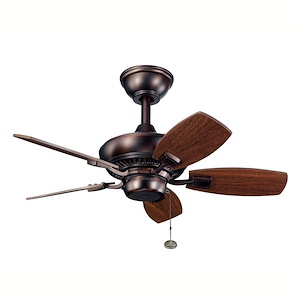 Broomhill Glebe - Ceiling Fan - with Traditional inspirations - 15 inches tall by 30 inches wide