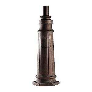 96 Inch Outdoor Post - Aluminum Post with Decorative Base - 1231831